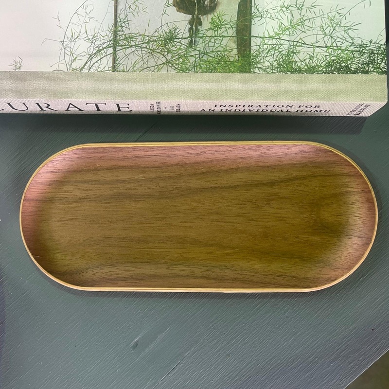Dark Oak Mokuzai Timber Tray