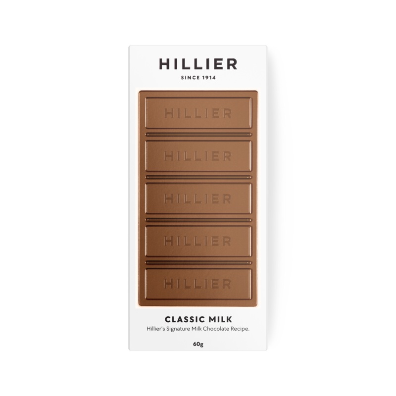 Classic Milk Chocolate Bar 60g By Ernest Hillier