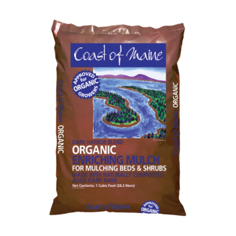 Coast of Maine Dark Harbor Blend Enriching Mulch