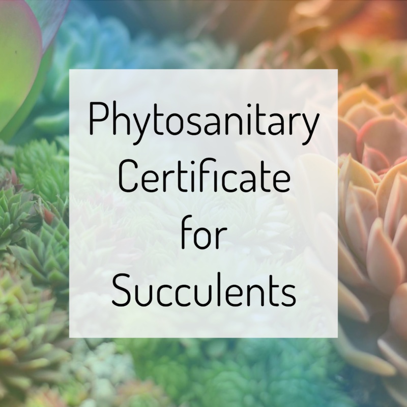 Add Phytosanitary Certificate