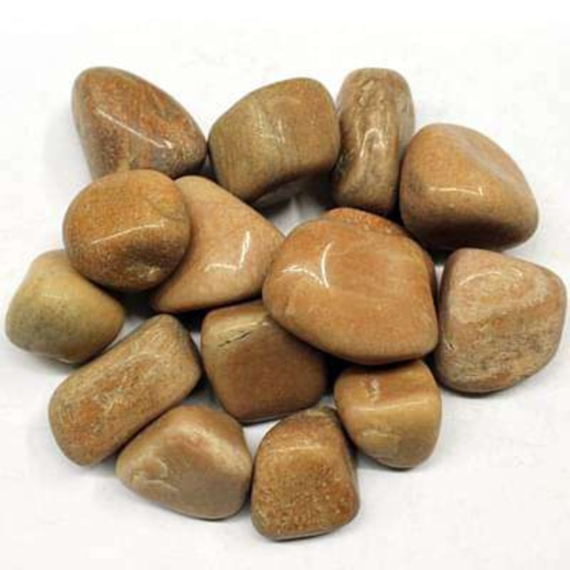 Garden Pebbles (Camel Color, Medium) – 1 kg