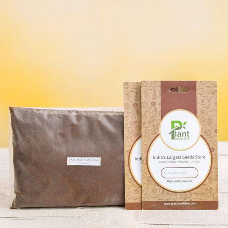 Flowering seed ball kit (Make 50 seed balls)