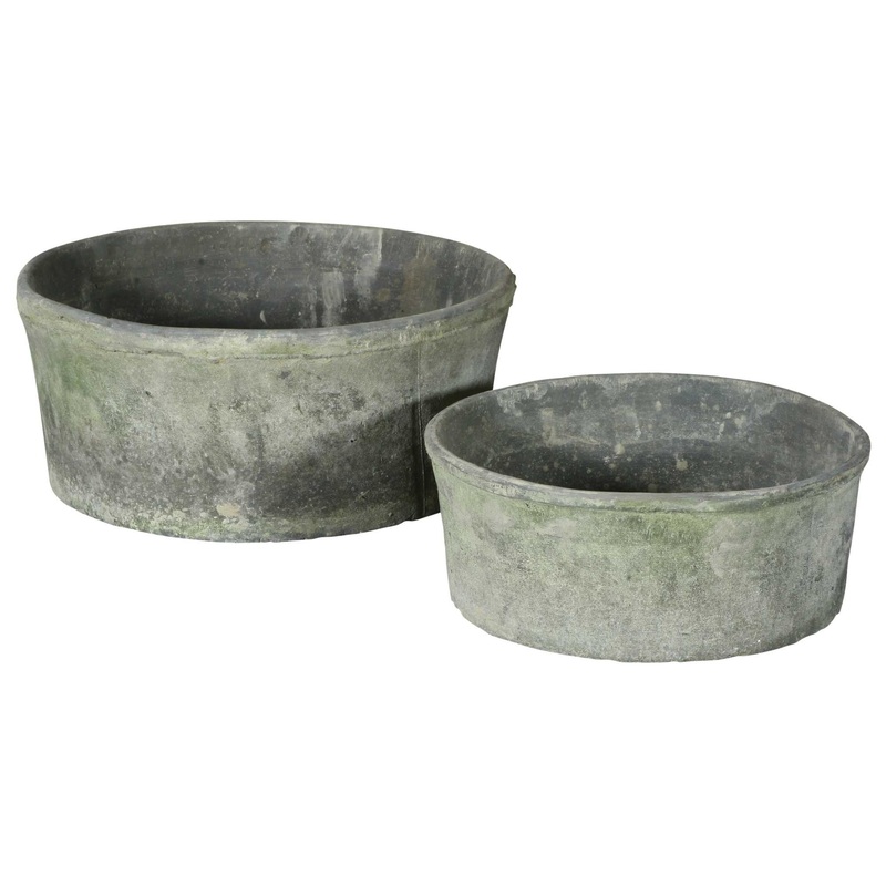CYLINDER PLANTER – AGED|Large – 15″ (38cm) x 6.5″ (17cm)|Small – 12″ (30cm) x 4.5″ (11cm)