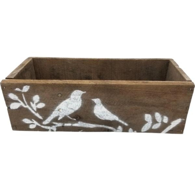 Rectangular Planter – Songbirds (Final Sale)