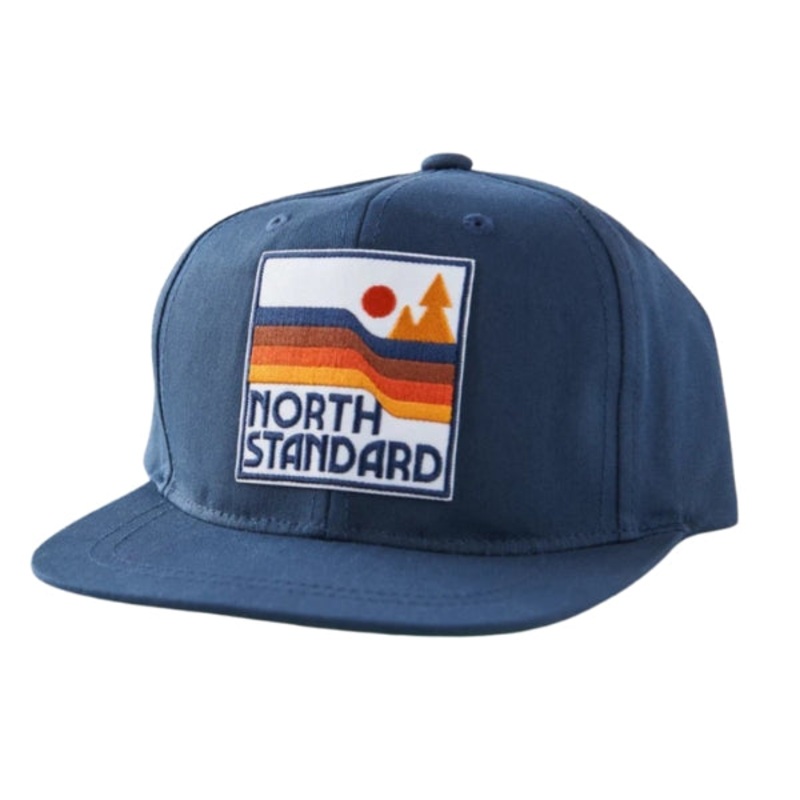 Kids/Youth Snapback Hat – Navy w/Waves
