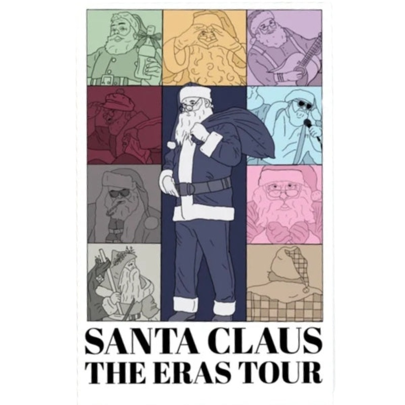 Santa Claus: The Eras Tour Holiday Card