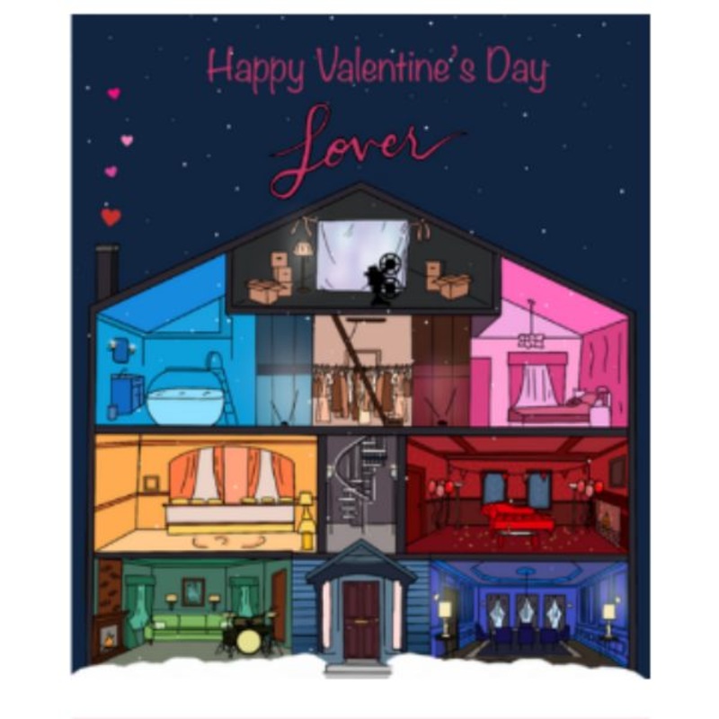 Taylor Swift Lover Valentine’s Day Card