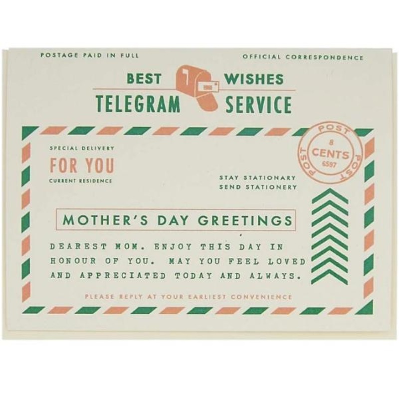 Mother’s Day Telegram Card