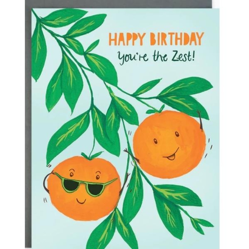 Birthday Oranges Card