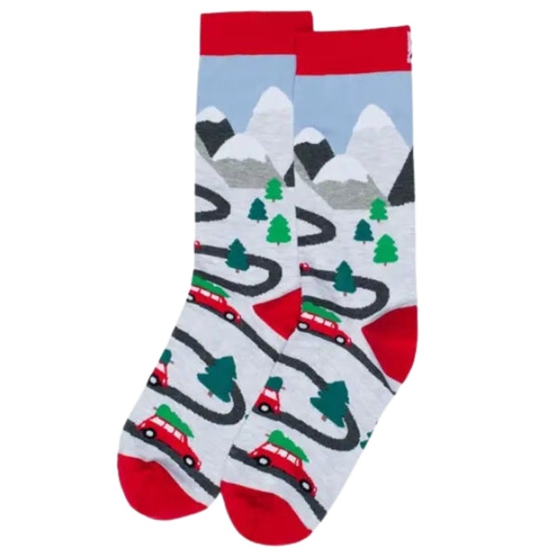 Crew Socks – Holiday Tree Hunt