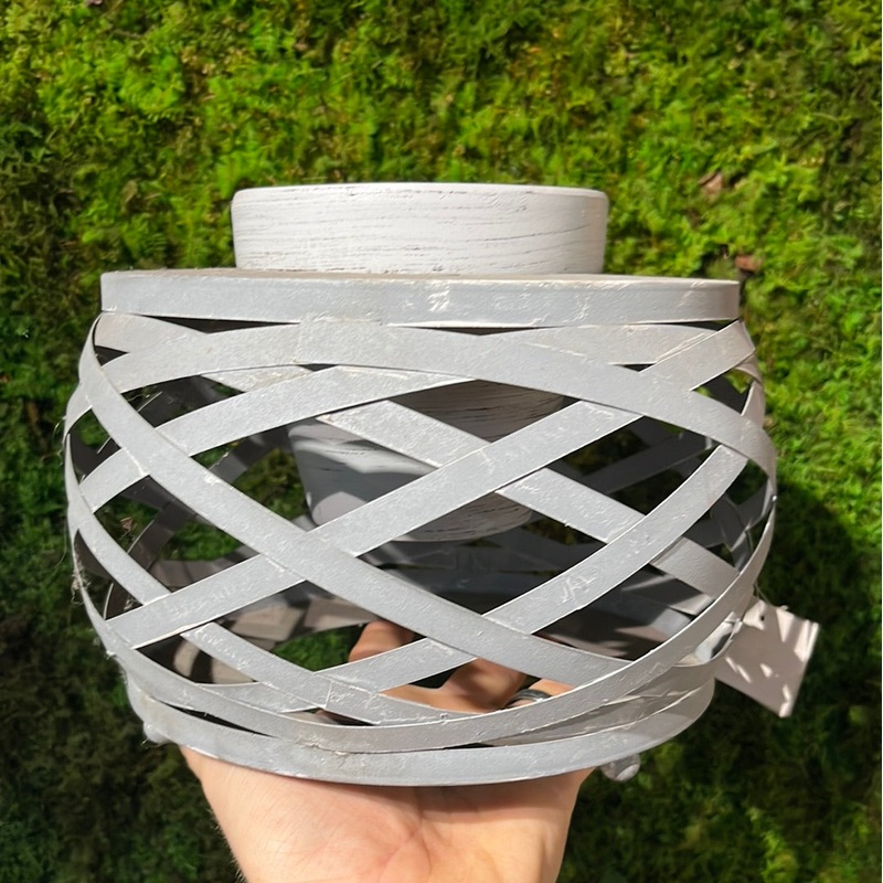 Metal Woven Basket
