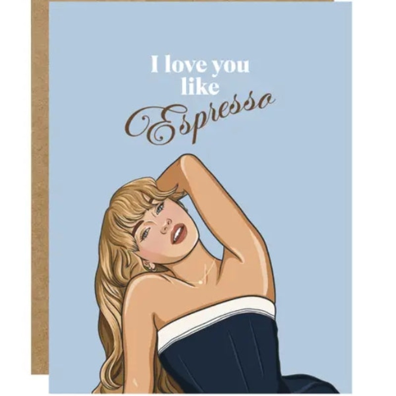 Sabrina Love You Like Espresso Card