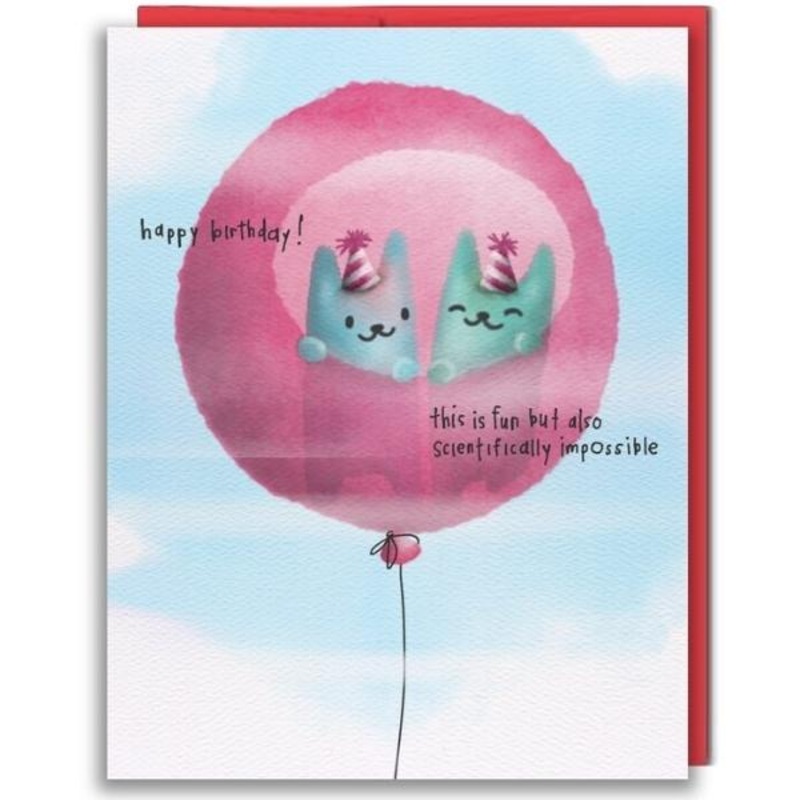 Scientifically Impossible Birthday Card