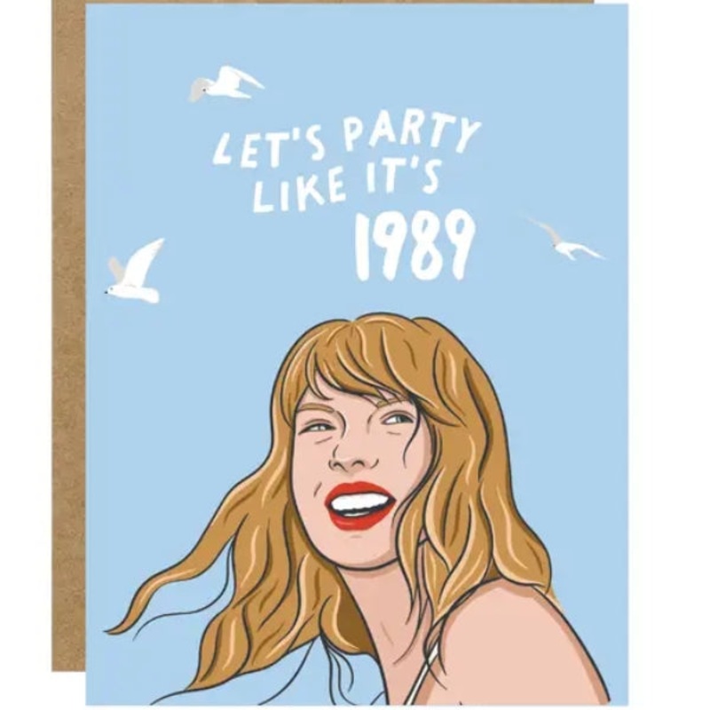 Taylor Let’s Party 1989 Card