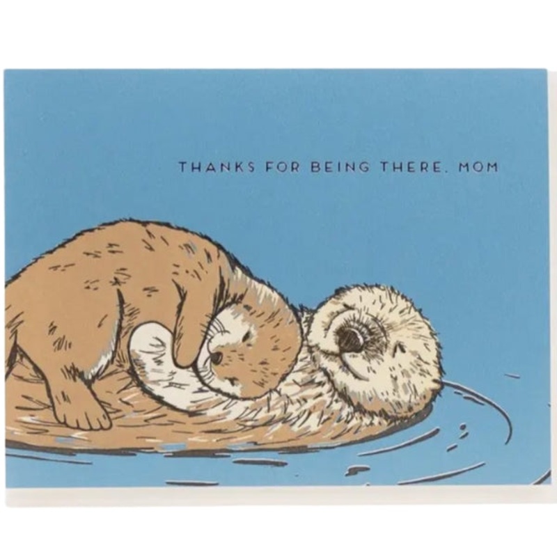Otter Mom Card