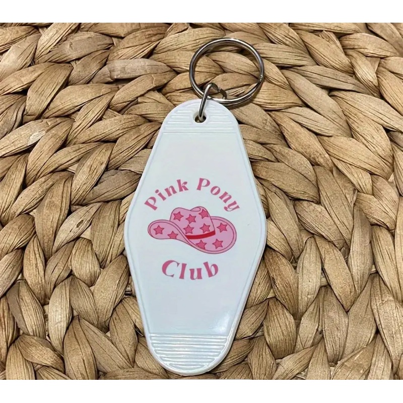 Pink Pony Club Keychain