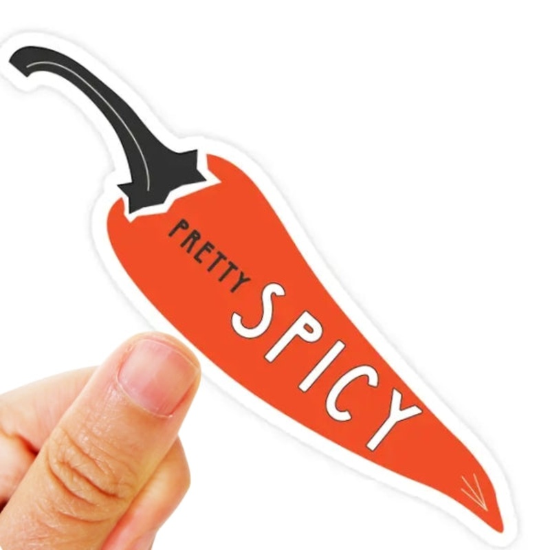 Pretty Spicy Chili Pepper Sticker