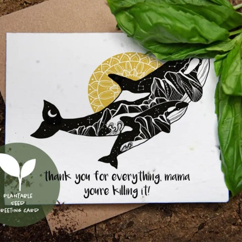 Thank You Mothers Day Plantable Seed Card
