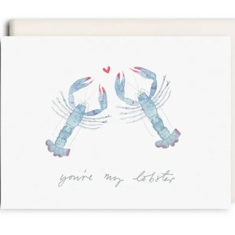 You’re My Lobster Love Card