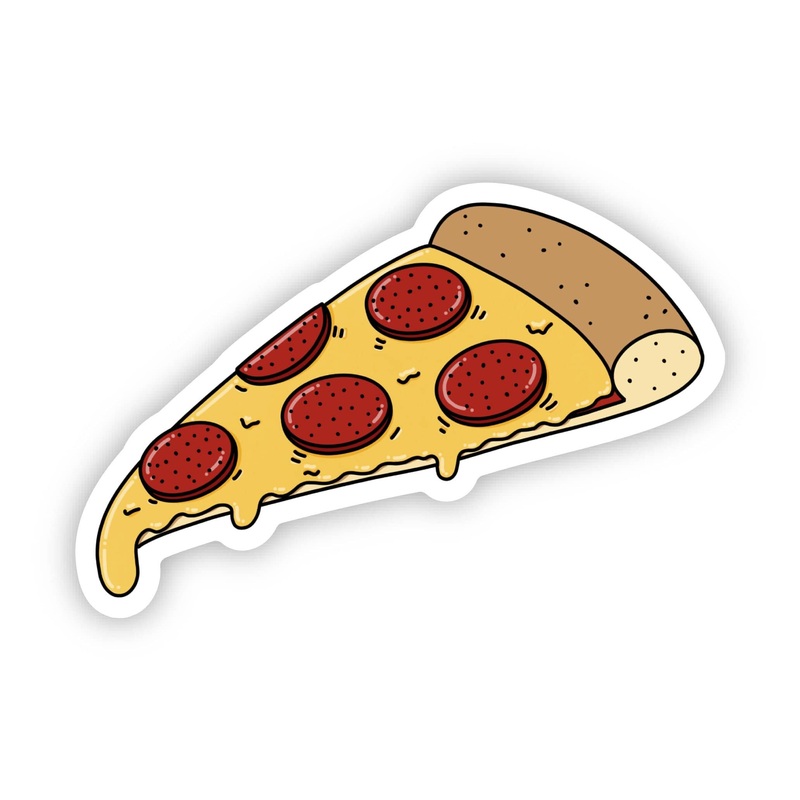 Pepperoni Pizza Slice Sticker