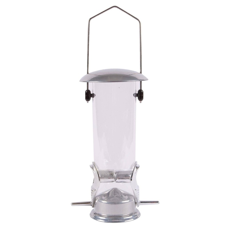 Deluxe Metal Seed Bird Feeder – By Redwood