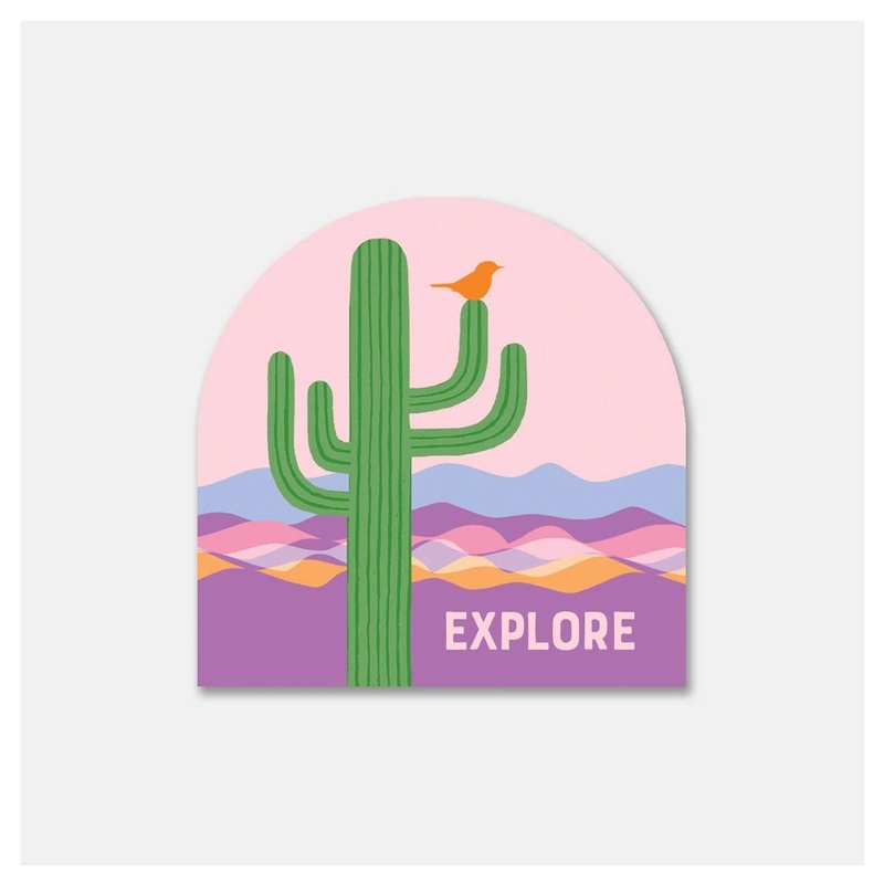 Desert Explore Saguaro Cactus – Sticker