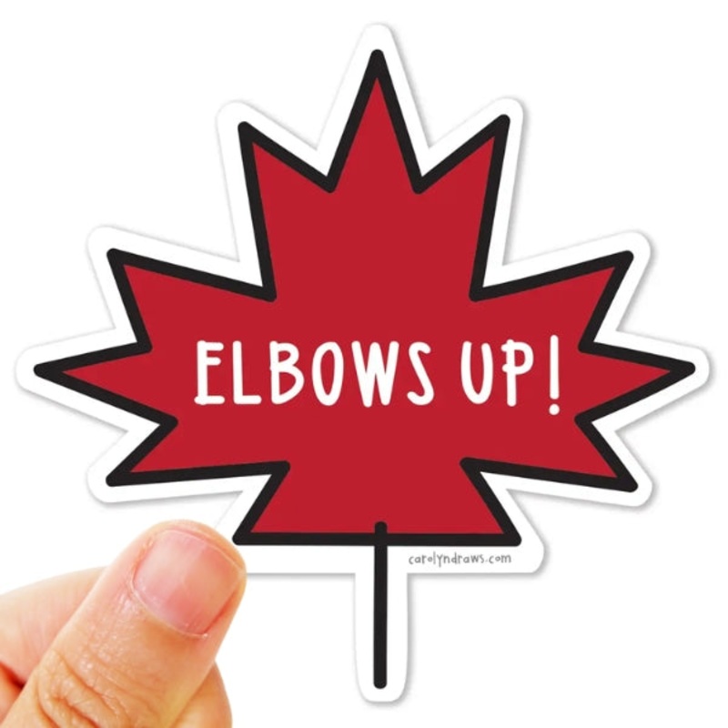 Elbows Up! Vinyl Sticker