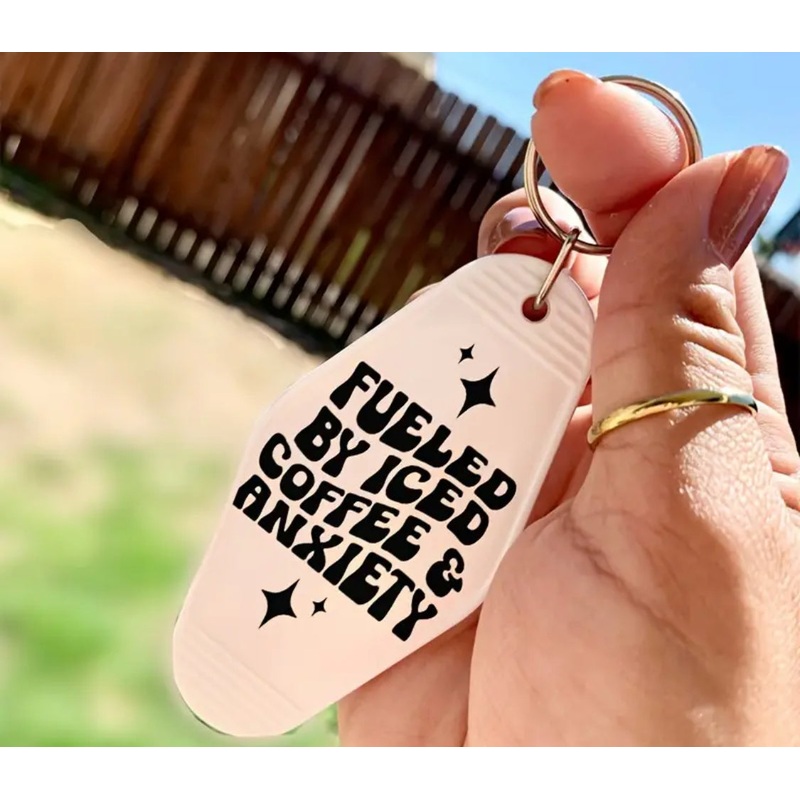 Iced Coffee Keychain