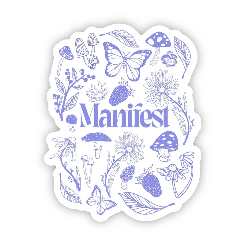 Manifest Sticker – Floral