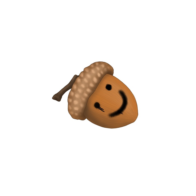 Smiley acorn