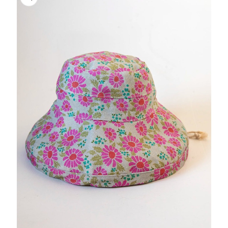 Sunny Day Bucket Hat- Pink Floral