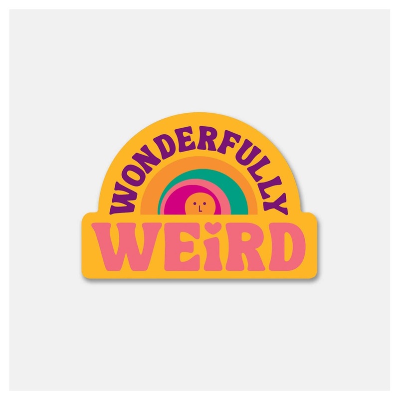 Wonderfully Weird – Sticker