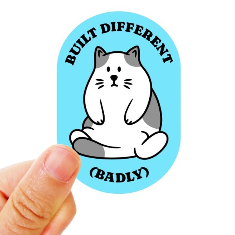 Built Different Sticker