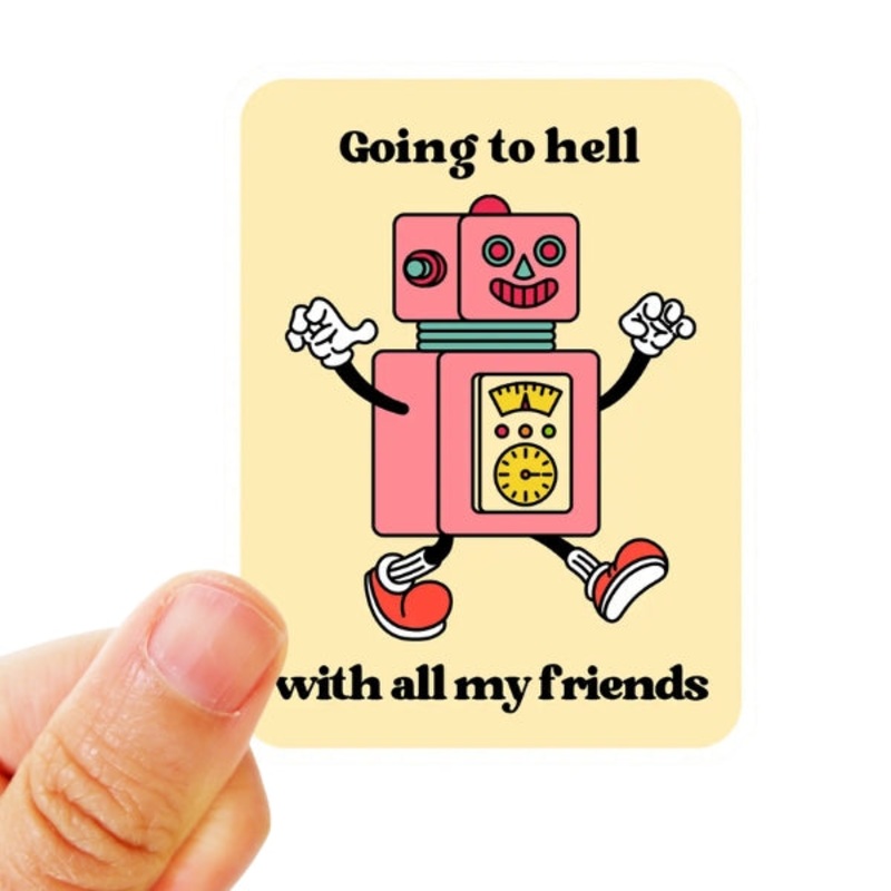 Going To Hell Sticker