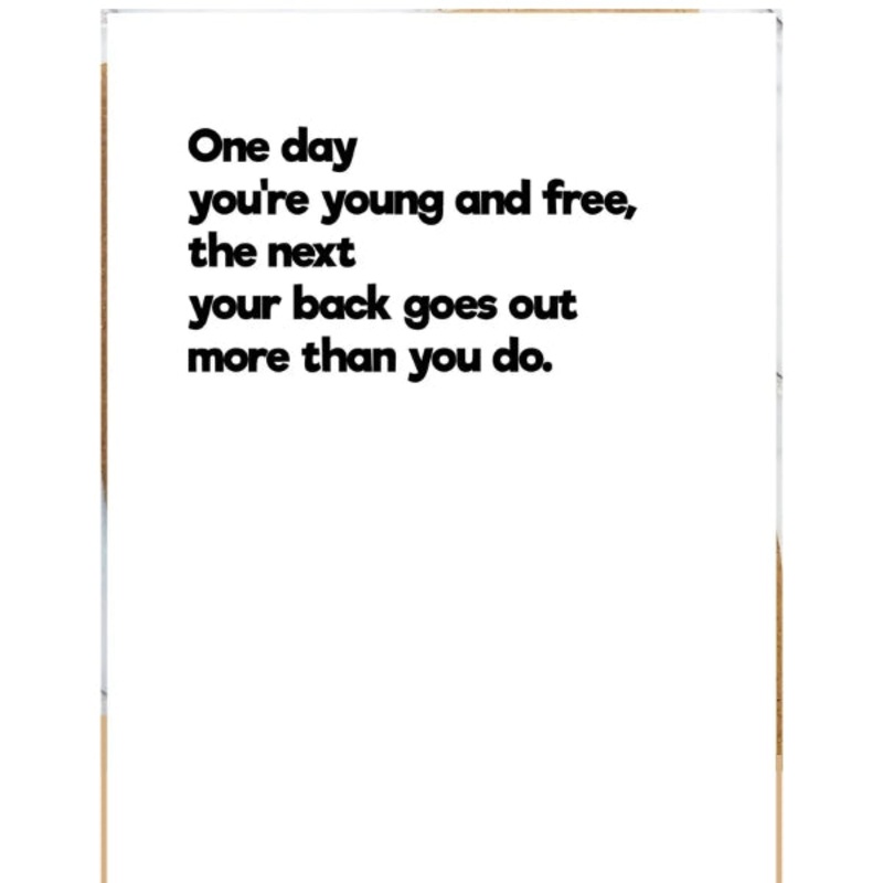 One Day Birthday Card