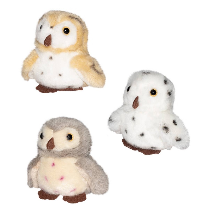Pocketkins-ECO-Owl Asst Stuffed Animal 5