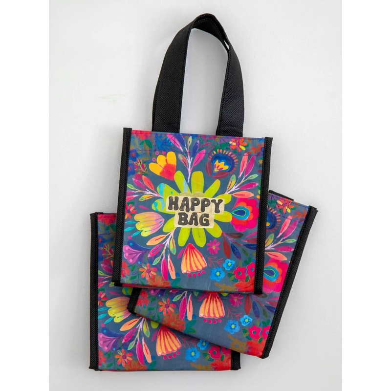 Small Happy Bag- Yellow Flower