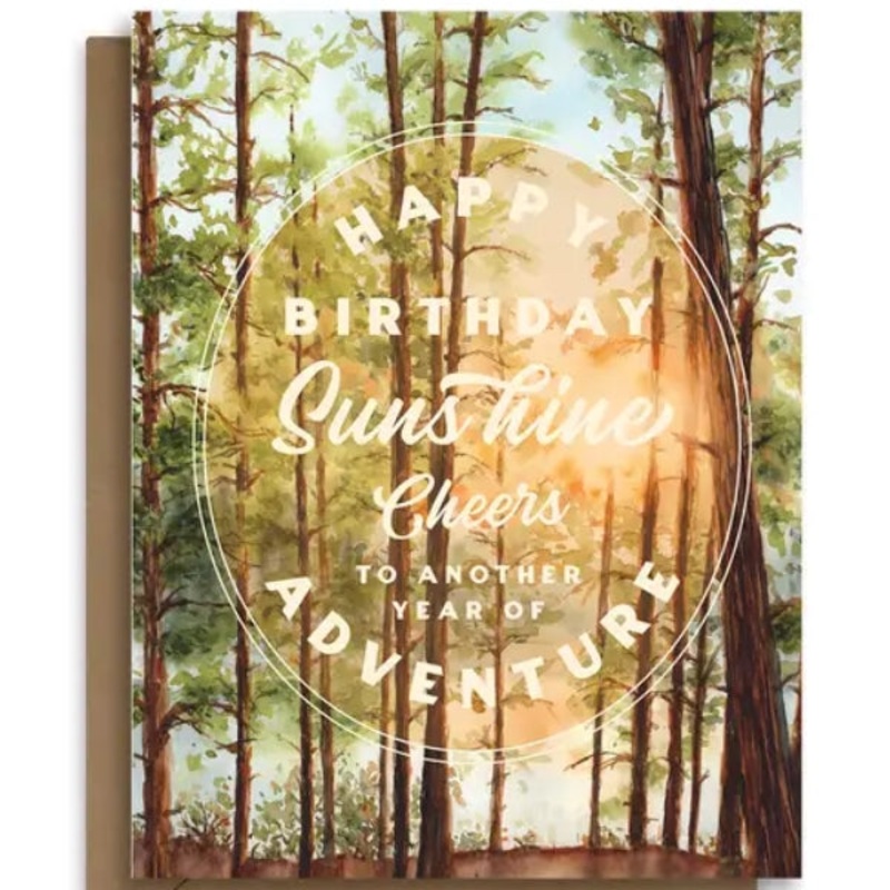 Happy Birthday Sunshine Card