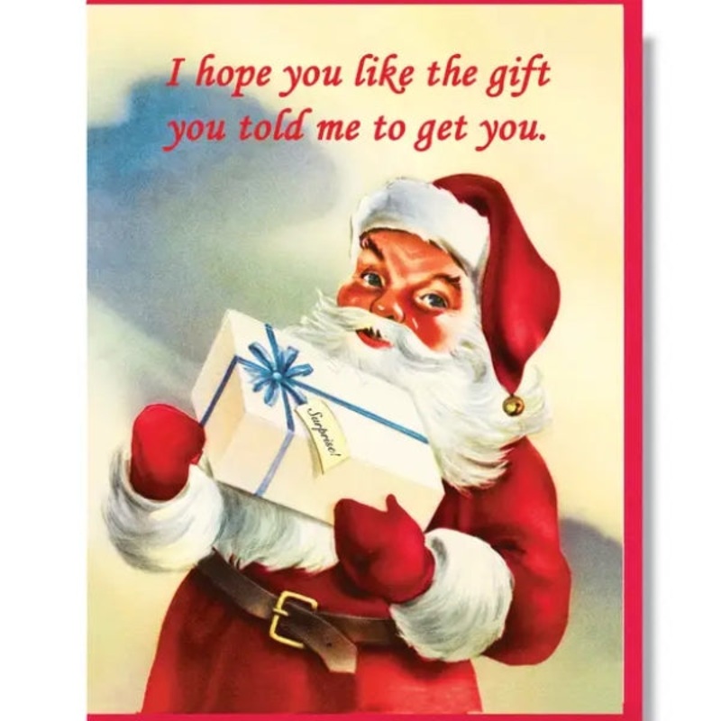 Hope You Like The Gift Holiday Card