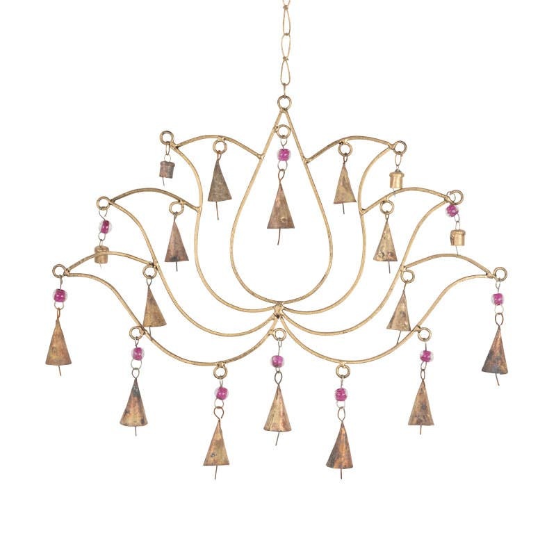 Recycled Lotus Windchime – 34 Long