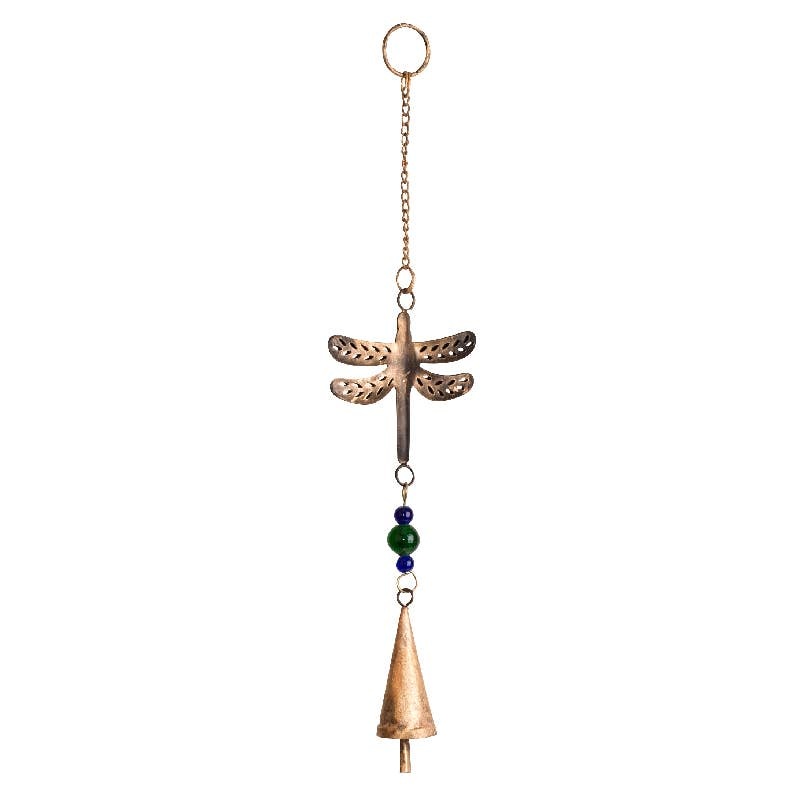 Small Recycled Animal Windchime – Dragonfly