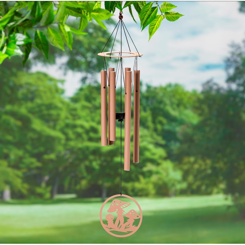 Avria Laser Cut Hand Tuned Wind Chime- Mushroom