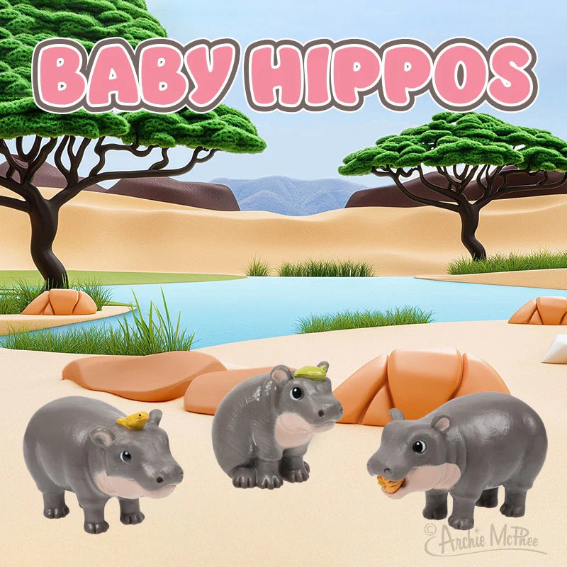 Baby Hippo Figurine