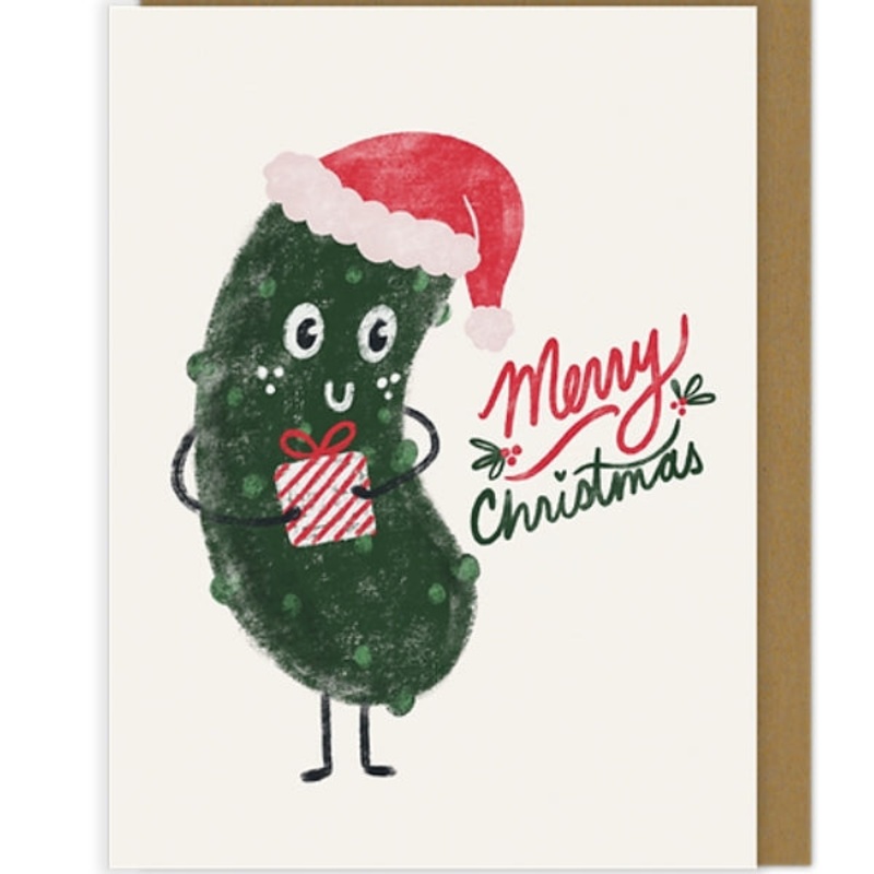 Christmas Pickle Card