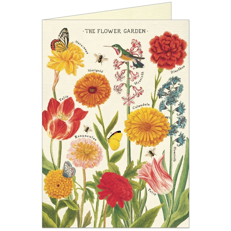 Flower Garden Single Greeting Card/Envelope