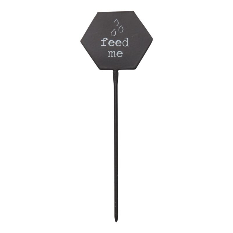 Friendly Phrases Plant Stick- Feed Me