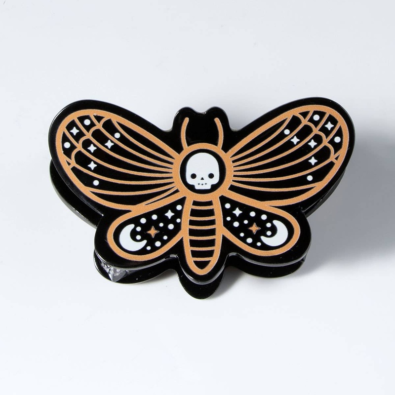 Halloween Hair Claw Clip for Women, Festive Style: Moth