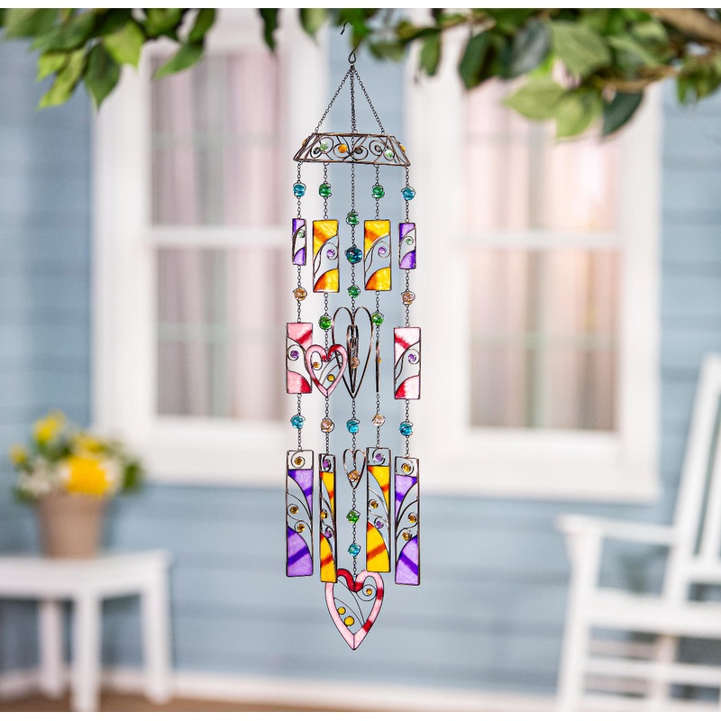 Hearts and Shapes Windchime