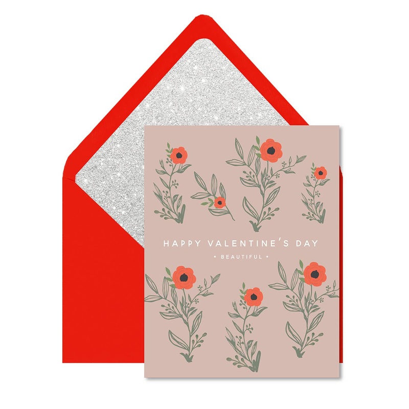 Valentines Garden Greeting Card