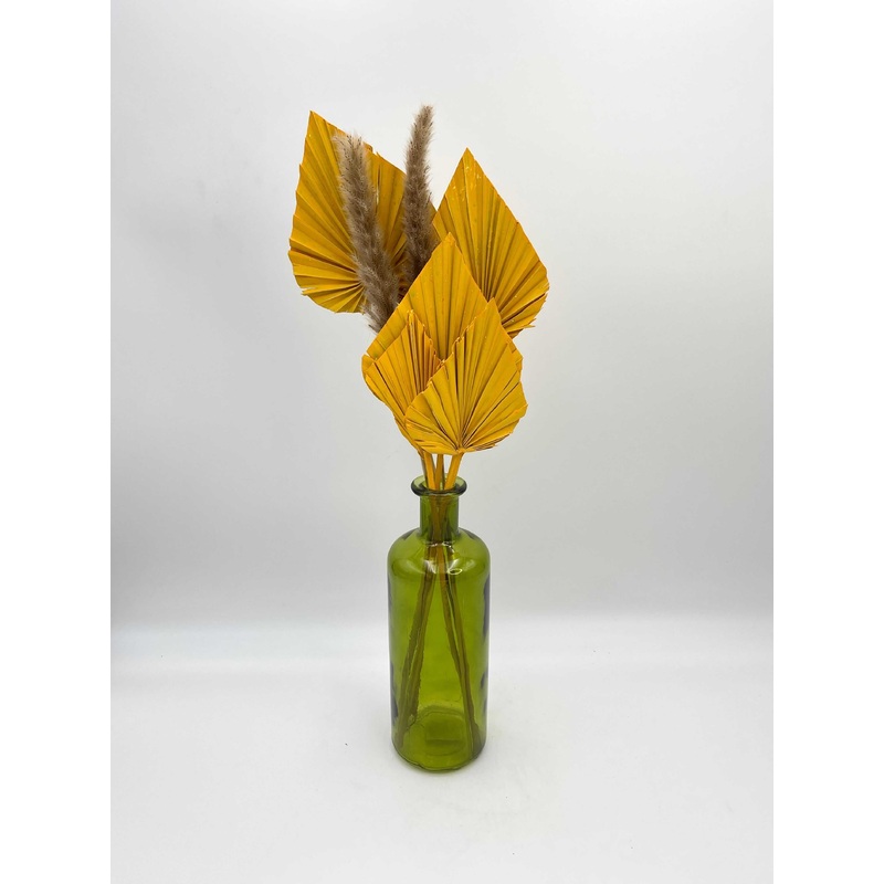 3 x Dried Palm Spear|Yellow